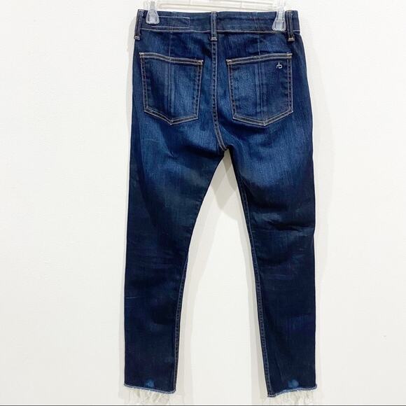 Rag & Bone / JEAN High Rise Denny Cropped Jeans Size 24 - Picture 6 of 12